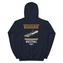 Load image into Gallery viewer, USS Kearsarge (CVS-33) 1961 WESTPAC Hoodie