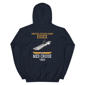 USS Essex (CVS-9) 1963 MED CRUISE Hoodie