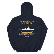 Load image into Gallery viewer, USS Bulkely (DDG-84) 2004 MAIDEN DEPLOYMENT Unisex Hoodie