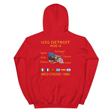 Load image into Gallery viewer, USS Detroit (AOE-4) 1986 Cruise Hoodie