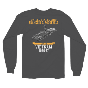 USS Franklin D. Roosevelt (CVA-42) 1966-67 VIETNAM Long sleeve t-shirt