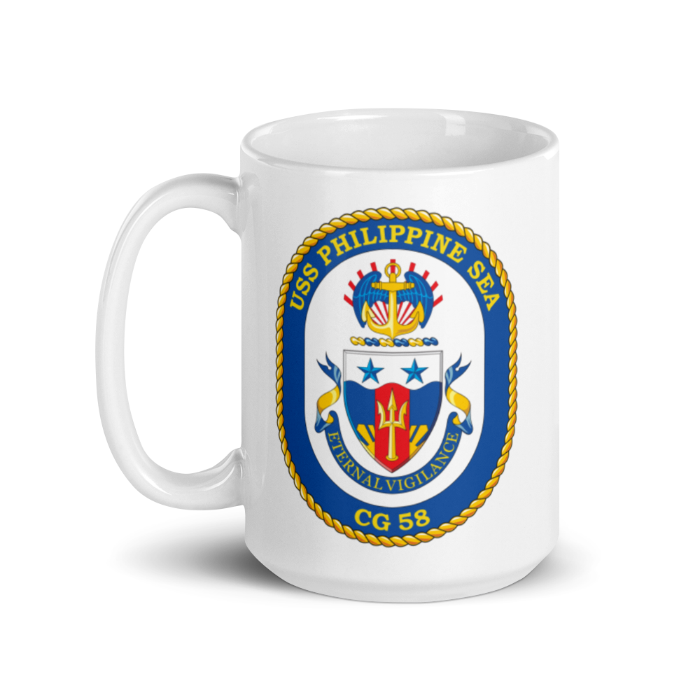 USS Philippine Sea (CG-58) Ship's Crest Mug