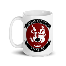 Load image into Gallery viewer, HSM-40 Airwolves Squadron Crest Mug