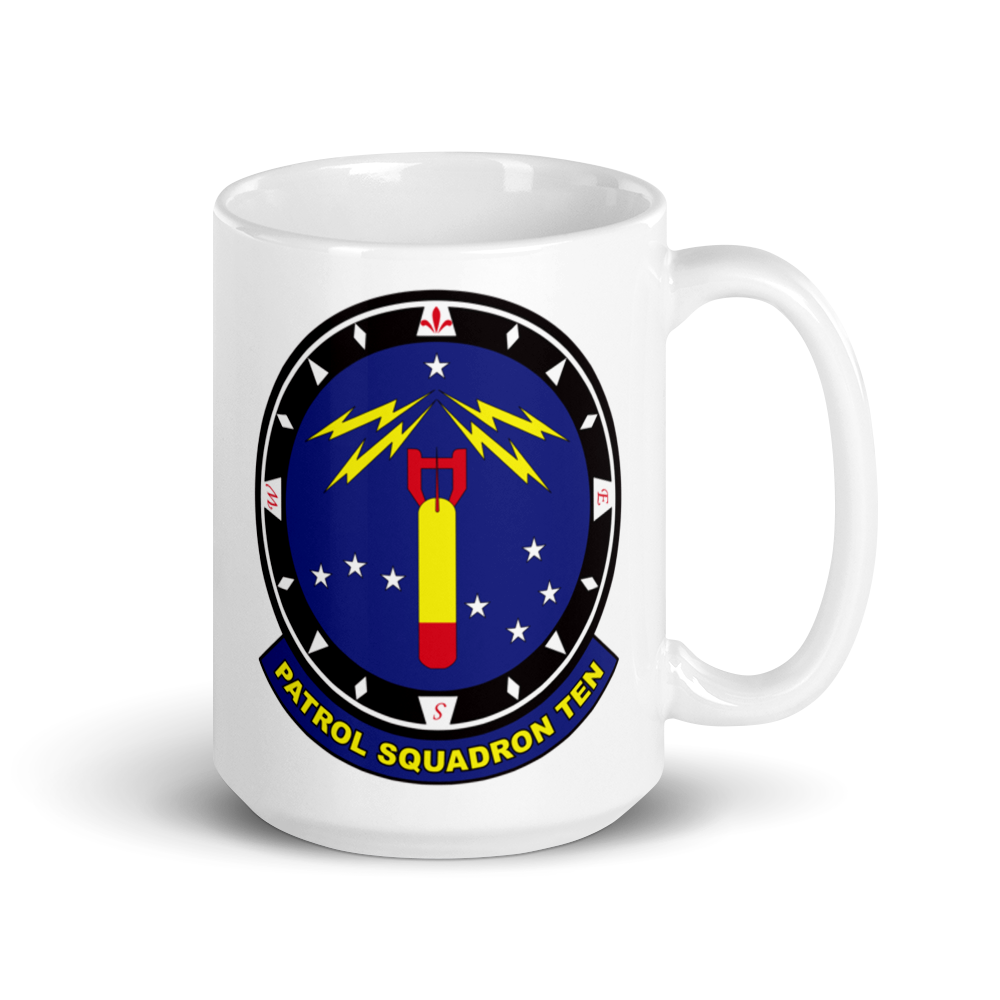 VP-10 Red Lancers Squadron Crest Mug