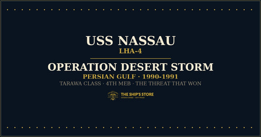 USS Nassau LHA-4 Tarawa-class amphibious assault ship Desert Storm 1990-91 — The Ship's Store
