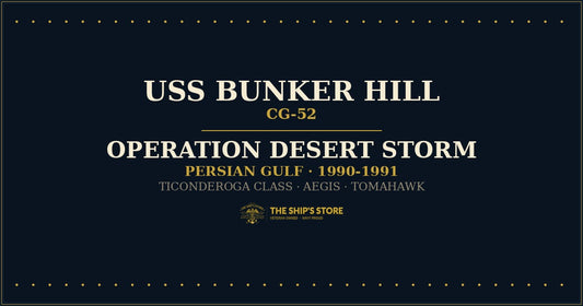 USS Bunker Hill CG-52 Desert Storm deployment 1990-91 — The Ship's Store