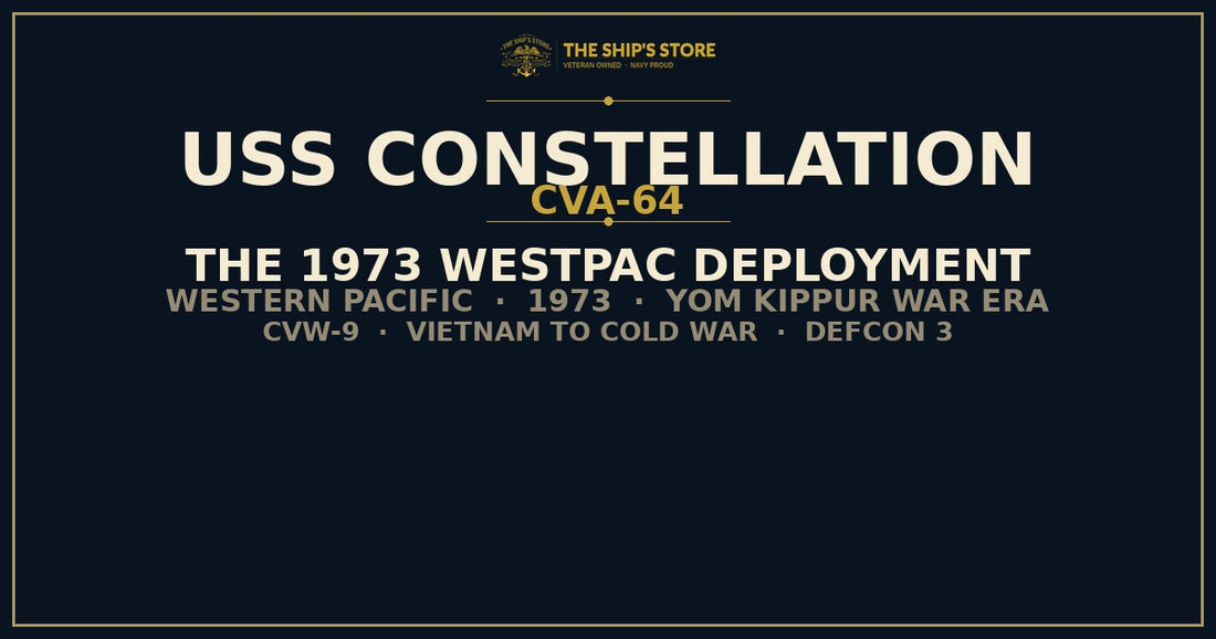 USS Constellation CVA-64 1973 WESTPAC deployment — The Ship's Store