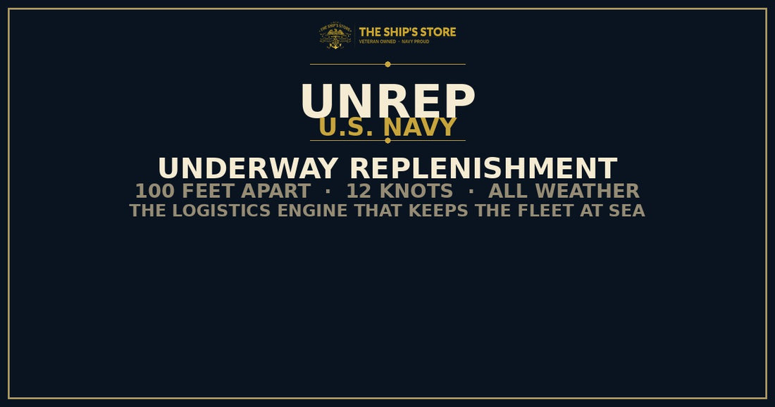 Underway replenishment UNREP at sea — The Ship's Store