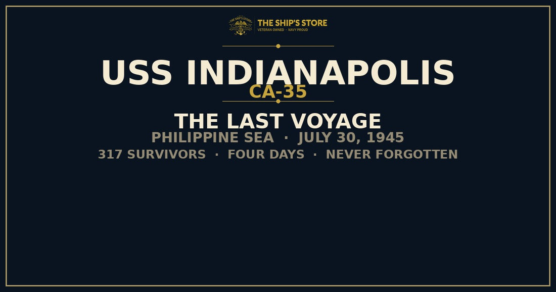 USS Indianapolis CA-35 last voyage 1945 — The Ship's Store