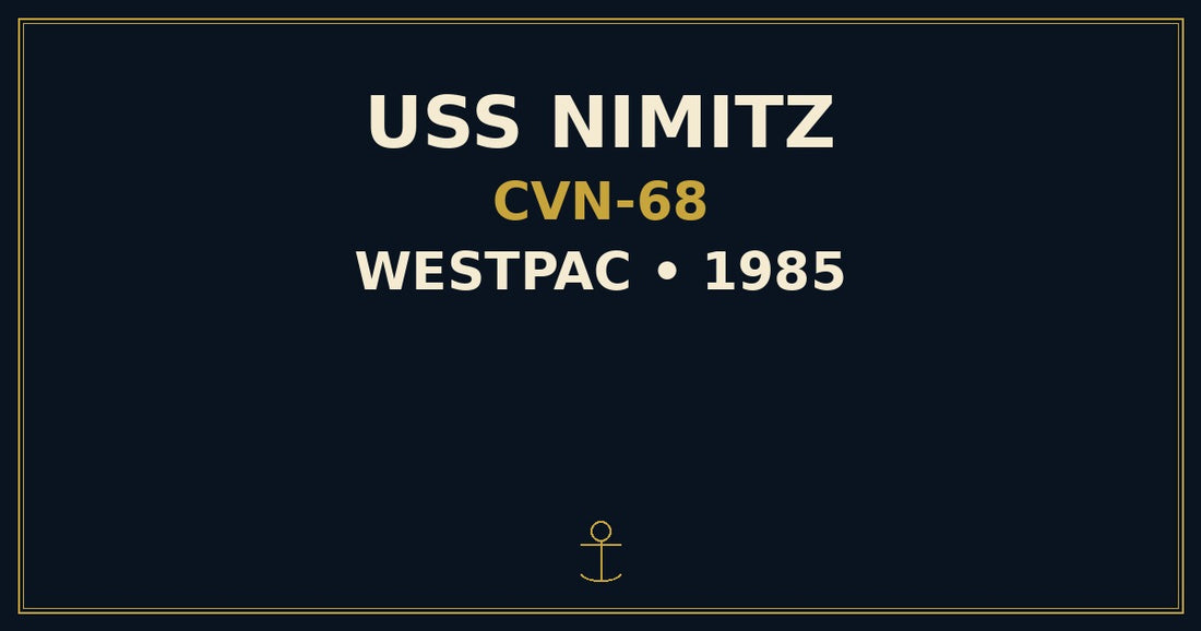 USS Nimitz CVN-68 WESTPAC 1985 — The Ship's Store