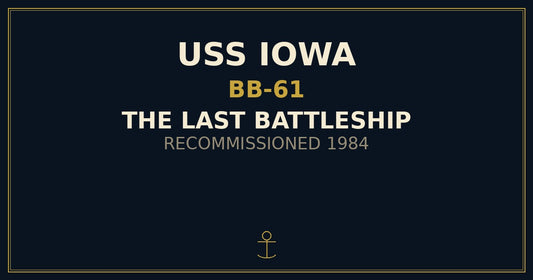 USS Iowa BB-61 recommissioned 1984 — The Ship's Store