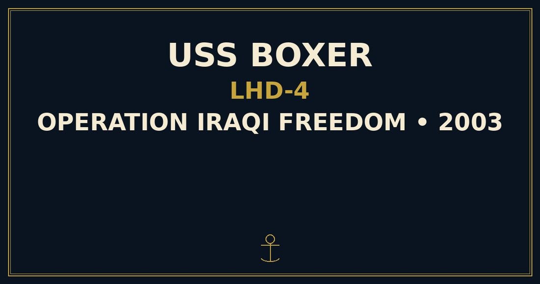 USS Boxer LHD-4 2003 Operation Iraqi Freedom deployment — The Ship's Store