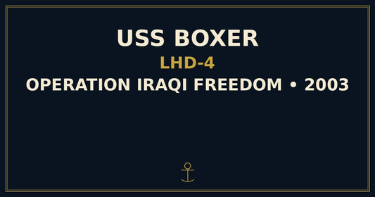 USS Boxer LHD-4 2003 Operation Iraqi Freedom deployment — The Ship's Store