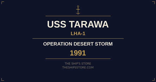 USS Tarawa LHA-1 1990-91 Operation Desert Storm amphibious deployment — The Ship's Store