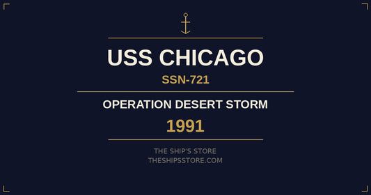 USS Chicago SSN-721 1991 Operation Desert Storm Tomahawk strikes — The Ship's Store