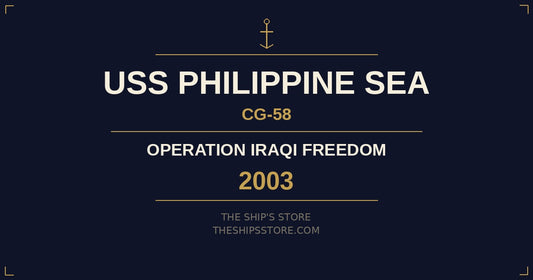 USS Philippine Sea CG-58 2003 Operation Iraqi Freedom Tomahawk strikes — The Ship's Store