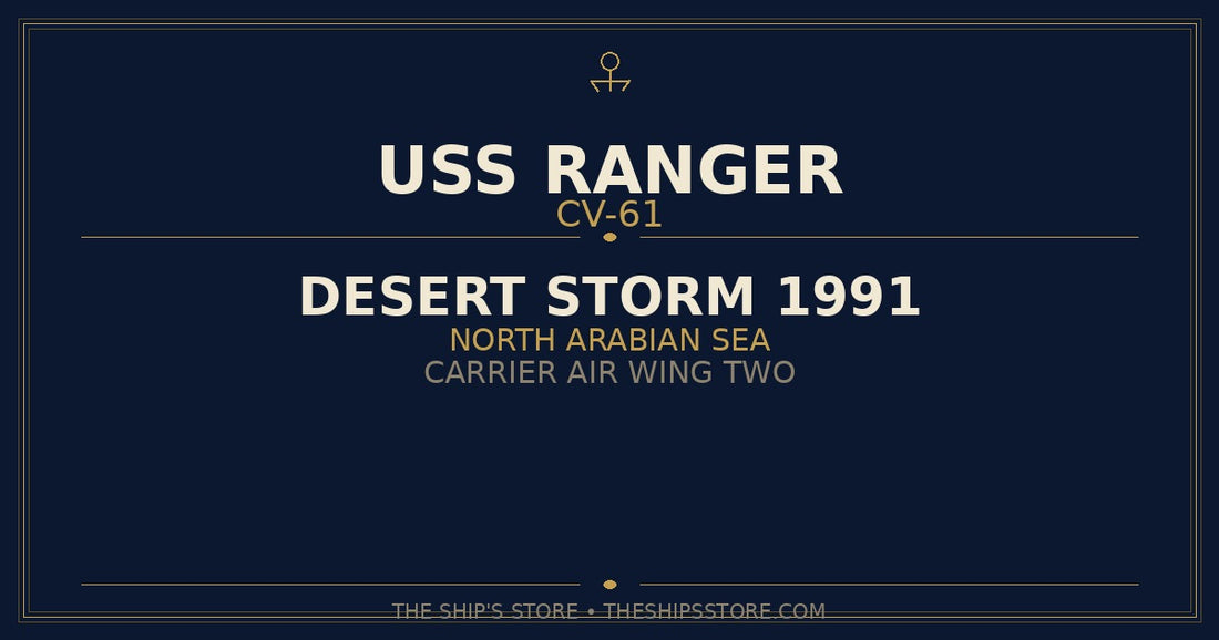 USS Ranger CV-61 Desert Storm 1991 North Arabian Sea deployment — The Ship's Store