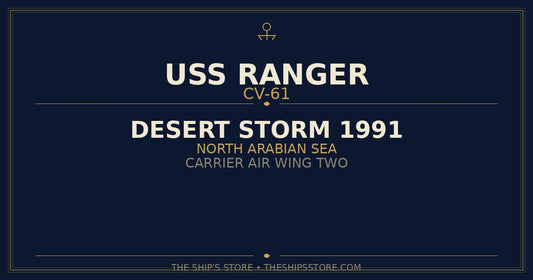 USS Ranger CV-61 Desert Storm 1991 North Arabian Sea deployment — The Ship's Store