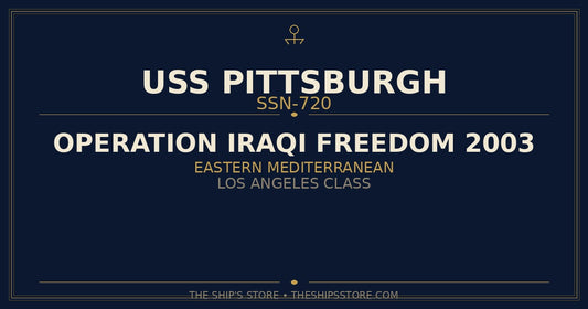 USS Pittsburgh SSN-720 Operation Iraqi Freedom 2003 Tomahawk submarine — The Ship's Store
