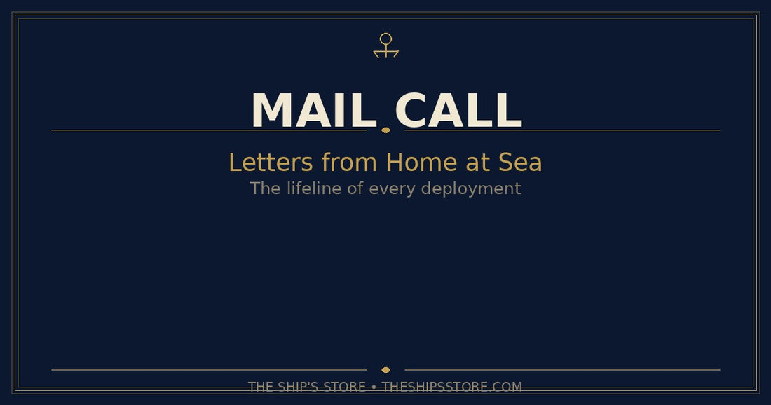 Navy mail call — letters from home during deployment — The Ship's Store