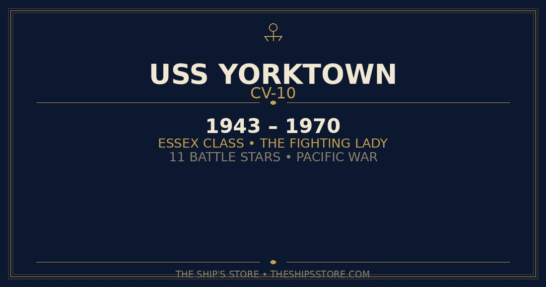 USS Yorktown CV-10 The Fighting Lady Essex class Pacific War museum ship — The Ship's Store