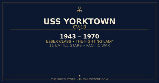 USS Yorktown CV-10 The Fighting Lady Essex class Pacific War museum ship — The Ship's Store