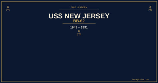 USS New Jersey BB-62 battleship history — The Ship's Store