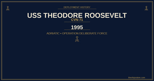 USS Theodore Roosevelt CVN-71 1995 Adriatic deployment — Operation Deliberate Force — The Ship's Store