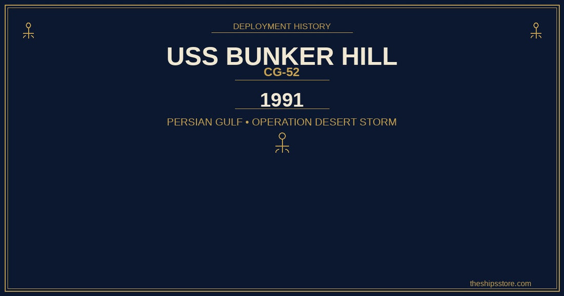 USS Bunker Hill CG-52 1991 Persian Gulf deployment — Operation Desert Storm — The Ship's Store