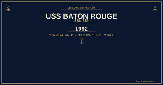 USS Baton Rouge SSN-689 Cold War North Atlantic patrol — The Ship's Store