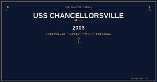 USS Chancellorsville CG-62 2003 Persian Gulf deployment — Operation Iraqi Freedom — The Ship's Store