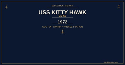 USS Kitty Hawk CV-63 1972 Gulf of Tonkin Vietnam deployment — The Ship's Store