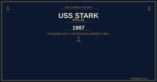 USS Stark FFG-31 1987 Persian Gulf — Operation Earnest Will — The Ship's Store