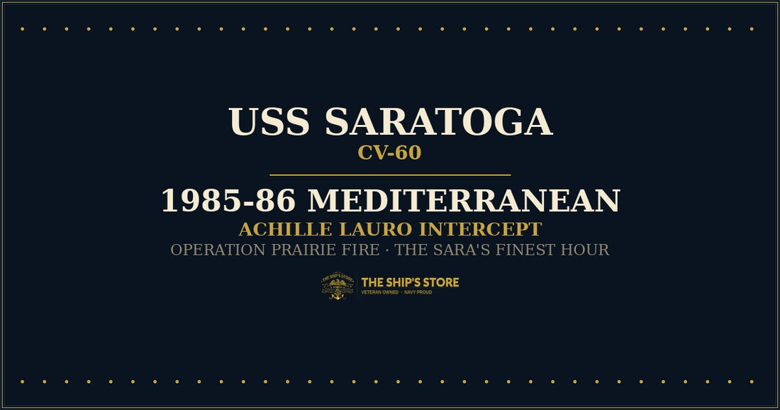 USS Saratoga CV-60 1985-86 Mediterranean — Achille Lauro Intercept — The Ship's Store