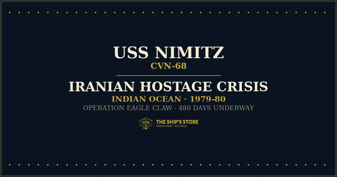 USS Nimitz CVN-68 Iranian Hostage Crisis 1979-80 Indian Ocean — The Ship's Store