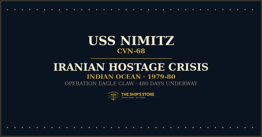 USS Nimitz CVN-68 Iranian Hostage Crisis 1979-80 Indian Ocean — The Ship's Store