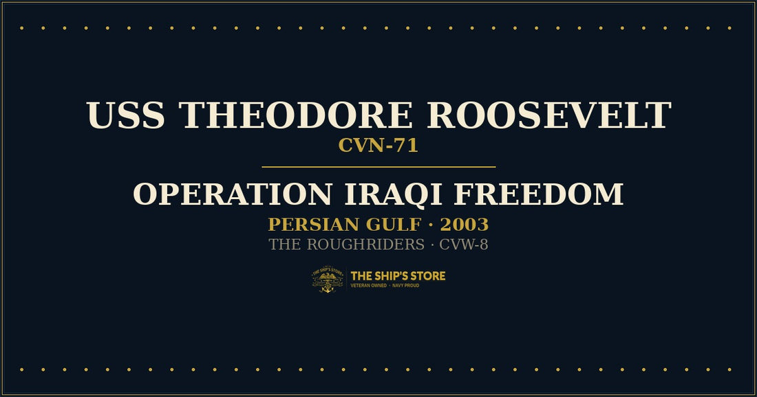 USS Theodore Roosevelt CVN-71 2003 Operation Iraqi Freedom Persian Gulf — The Ship's Store