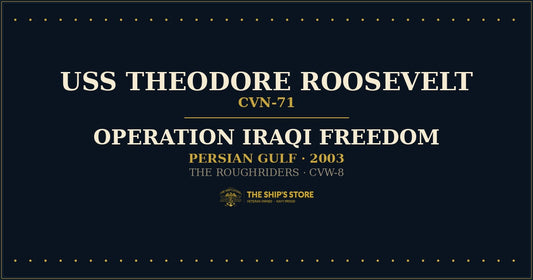 USS Theodore Roosevelt CVN-71 2003 Operation Iraqi Freedom Persian Gulf — The Ship's Store