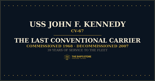 USS John F. Kennedy CV-67 the last conventional carrier 1968-2007 — The Ship's Store