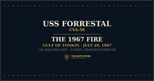 USS Forrestal CVA-59 1967 fire Gulf of Tonkin — The Ship's Store