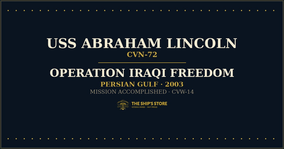 USS Abraham Lincoln CVN-72 2003 Operation Iraqi Freedom Persian Gulf — The Ship's Store