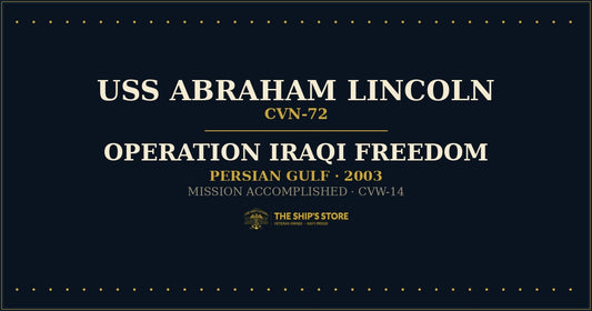 USS Abraham Lincoln CVN-72 2003 Operation Iraqi Freedom Persian Gulf — The Ship's Store