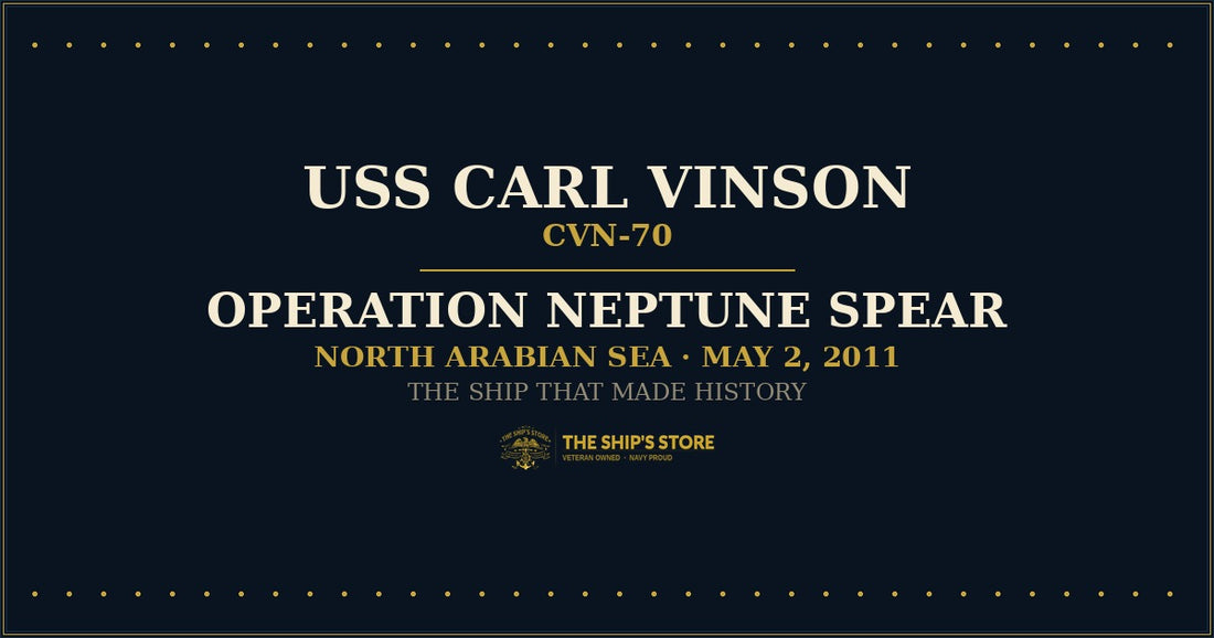 USS Carl Vinson CVN-70 2011 Operation Neptune Spear North Arabian Sea — The Ship's Store