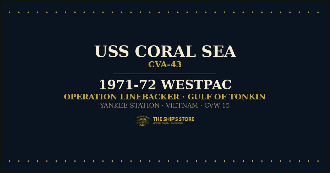 USS Coral Sea CVA-43 at Yankee Station, 1971-72 WESTPAC Operation Linebacker — The Ship's Store