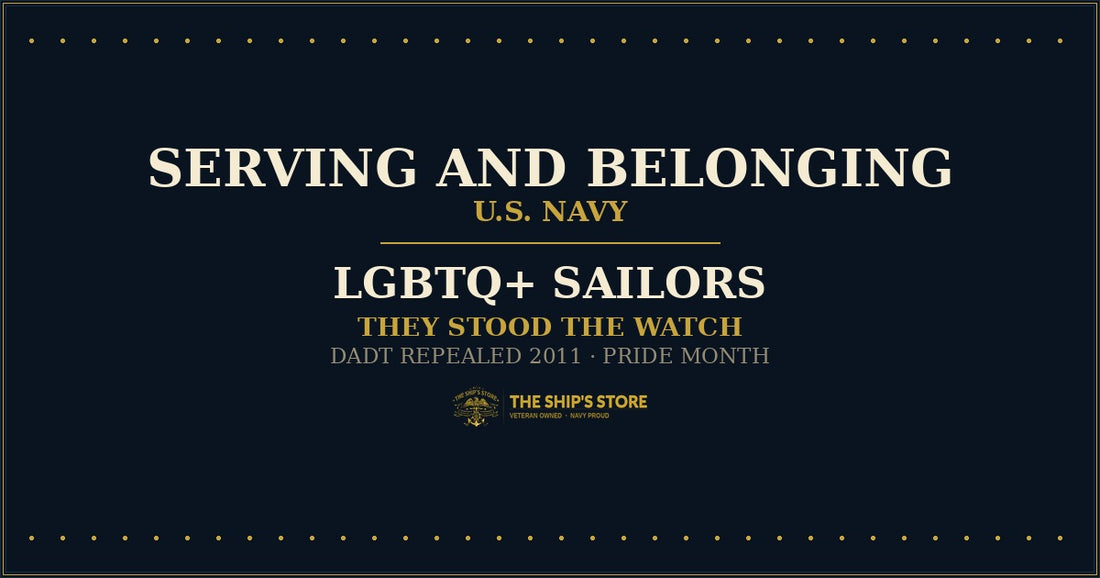 Serving and Belonging — LGBTQ+ sailors in the U.S. Navy — Pride Month 2026 — The Ship's Store