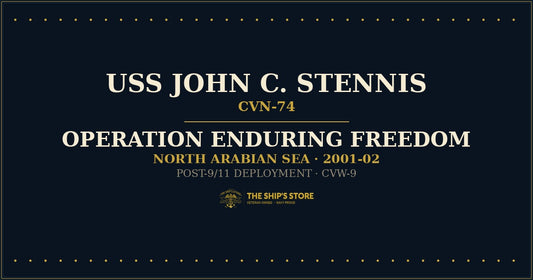 USS John C. Stennis CVN-74 underway, 2001-02 Operation Enduring Freedom deployment — The Ship's Store