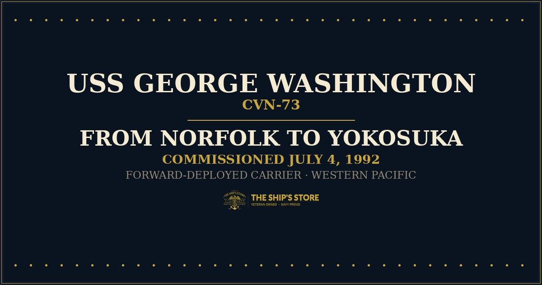 USS George Washington CVN-73 underway in the western Pacific — The Ship's Store