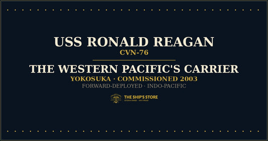 USS Ronald Reagan CVN-76 western Pacific forward-deployed carrier — The Ship's Store