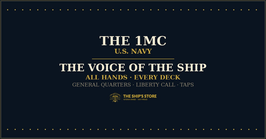 The 1MC general announcing circuit — the voice of the U.S. Navy ship — The Ship's Store