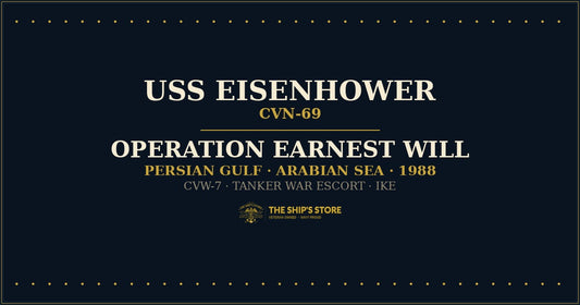 USS Dwight D. Eisenhower CVN-69 Operation Earnest Will 1988 Persian Gulf — The Ship's Store